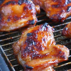 char-siu chicken thighs