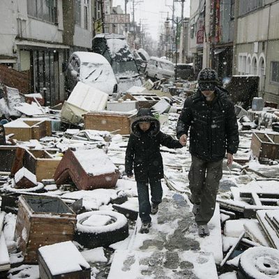 Ishinomaki_snowfall_after_earthquake_b_16_Mar_2011