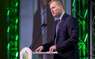 Public-Works-and-Infrastructure-Minister-Dean-Macpherson-delivering-a-keynote-address-at-the-Infrastructure-Africa-Conference-in-Cape-Town-yesterday-Photo-SUPPLIED