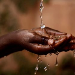 water hands